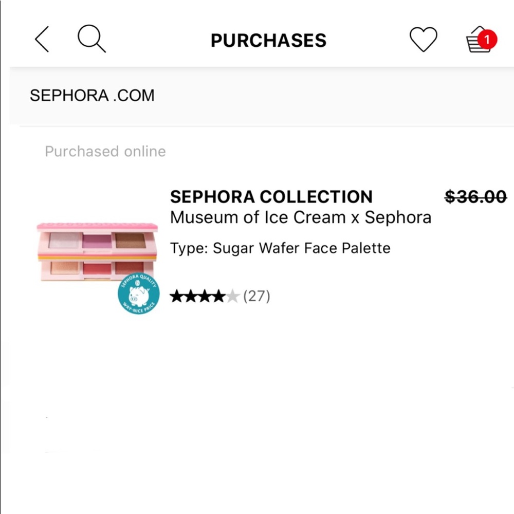 SEPHORA Favorites Museum of Ice Cream Face Palette